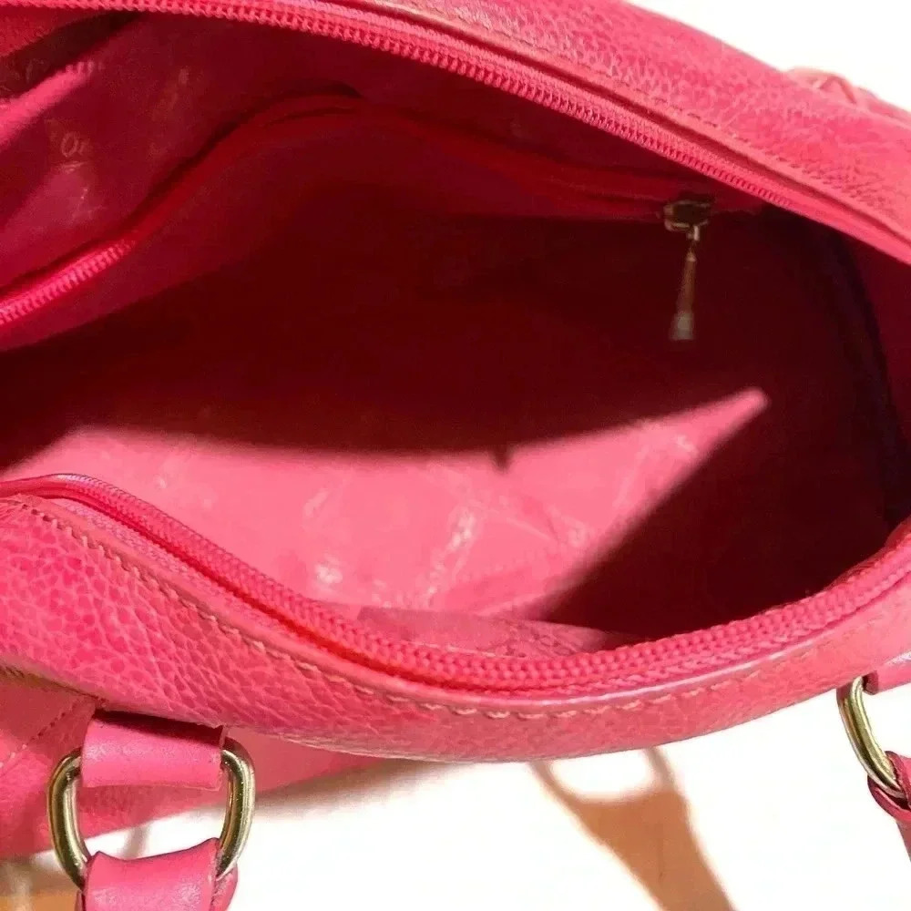 Longchamp pink leather satchel handbag - Picture 11 of 12